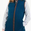 Hazy blue Womens sofia soft fleece bodywarmer Gilet image #3