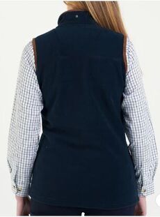 Hazy blue Womens sofia soft fleece bodywarmer Gilet