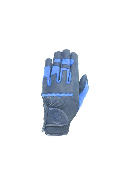 Hy Signature Riding Gloves, Navy/Blue, XS