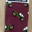 House Of Tweed Bamboo Purple Tractor Big Boy Socks image #1