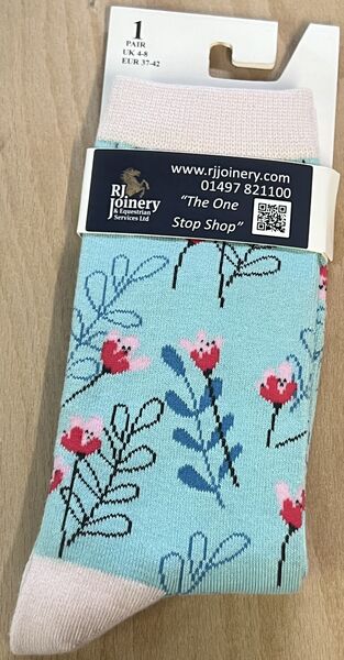 House Of Tweed Bamboo Sky Blue Flowers image #1