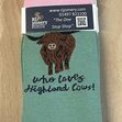 House Of Tweed Bamboo Highland Cow image #1