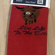 Red Highland Cow Socks image #1