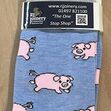 House Of Tweed Bamboo Pig/Blue image #1